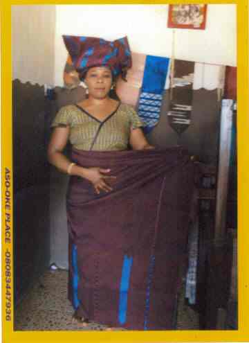 Aso-Oke Palace (Itunu Traditional Weaving) is a Home of Traditional Wears  For your wedding, Introduction, Engagement, Naming, Traditional Ceremonies, Theater Costumes Pros. For Apprenticeship.  Mrs. Yemisi Kayode is the owner and Managing Director of Aso-Oke Palace (Itunu Traditional Weaving) and she is a native of Ilesa, Osun State, Nigeria. She is very creative and resourceful when it comes to Traditional Wears weaving.  Aso-Oke Palace (Itunu Traditional Weaving) has been in existence since 1991 and still moving to the endless point of greatness.